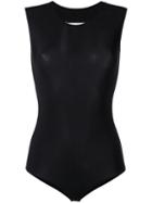 Maison Margiela - Sleeveless Body - Women - Polyamide/spandex/elastane - 40, Women's, Black, Polyamide/spandex/elastane
