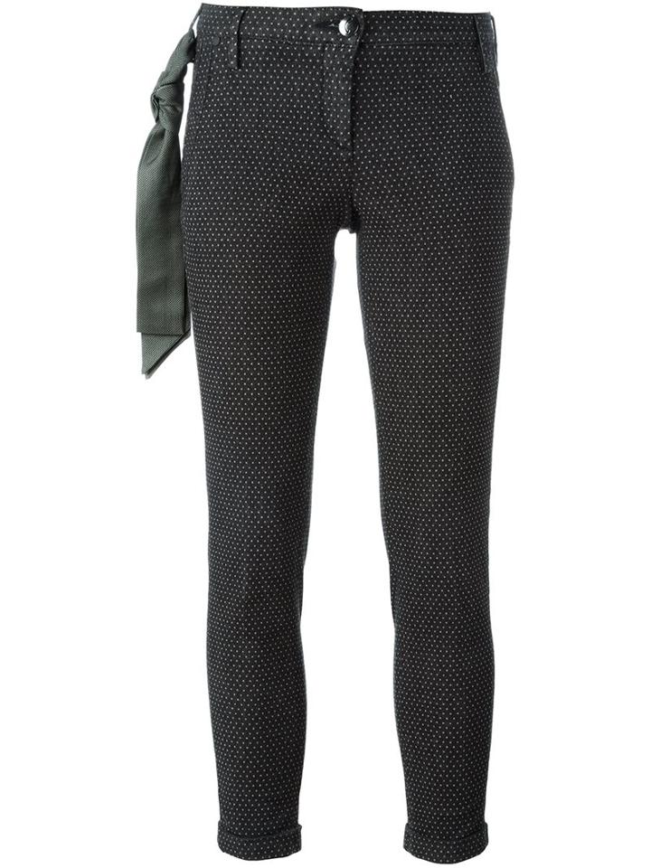 Jacob Cohen Cropped Trousers, Women's, Size: 29, Black, Cotton/spandex/elastane