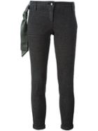 Jacob Cohen Cropped Trousers, Women's, Size: 29, Black, Cotton/spandex/elastane