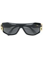 Cazal Geometric Aviator Sunglasses - Black