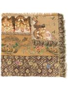 Pierre-louis Mascia Mixed-print Silk Scarf - Yellow