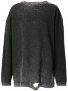 Nostra Santissima Distressed Sweatshirt - Grey