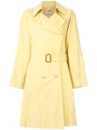 Hermès Vintage Belted Trench Coat - Yellow & Orange