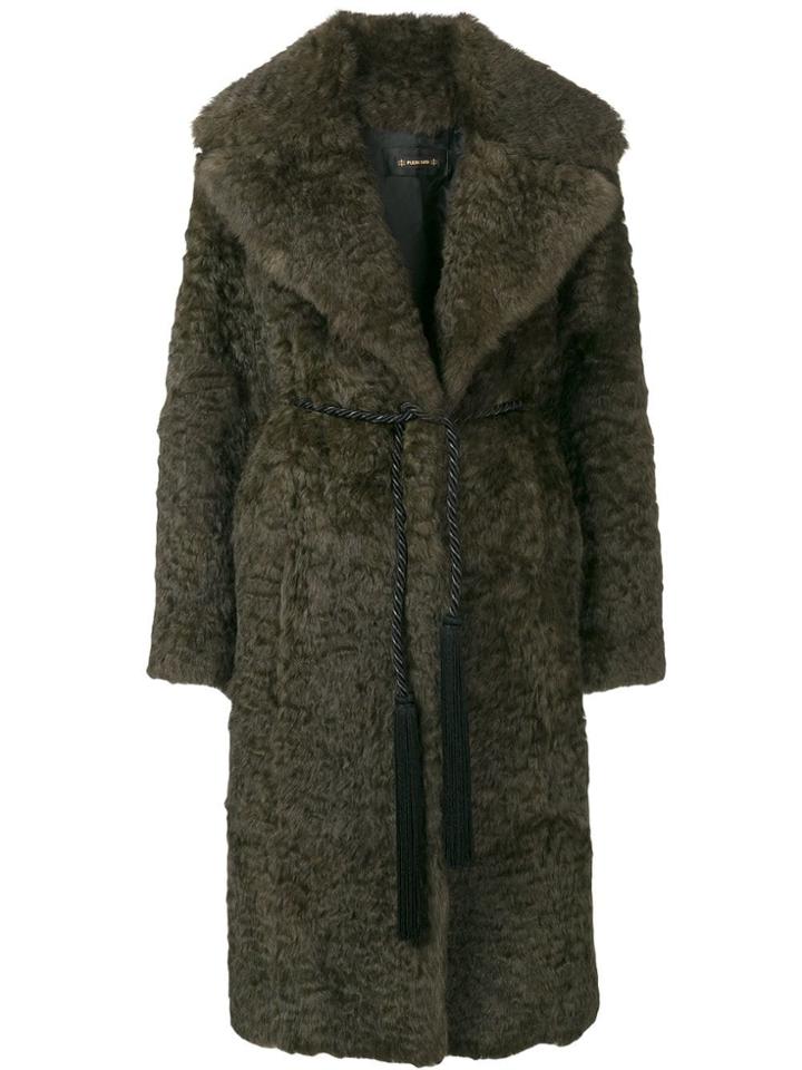 Plein Sud Oversized Trench Coat - Green