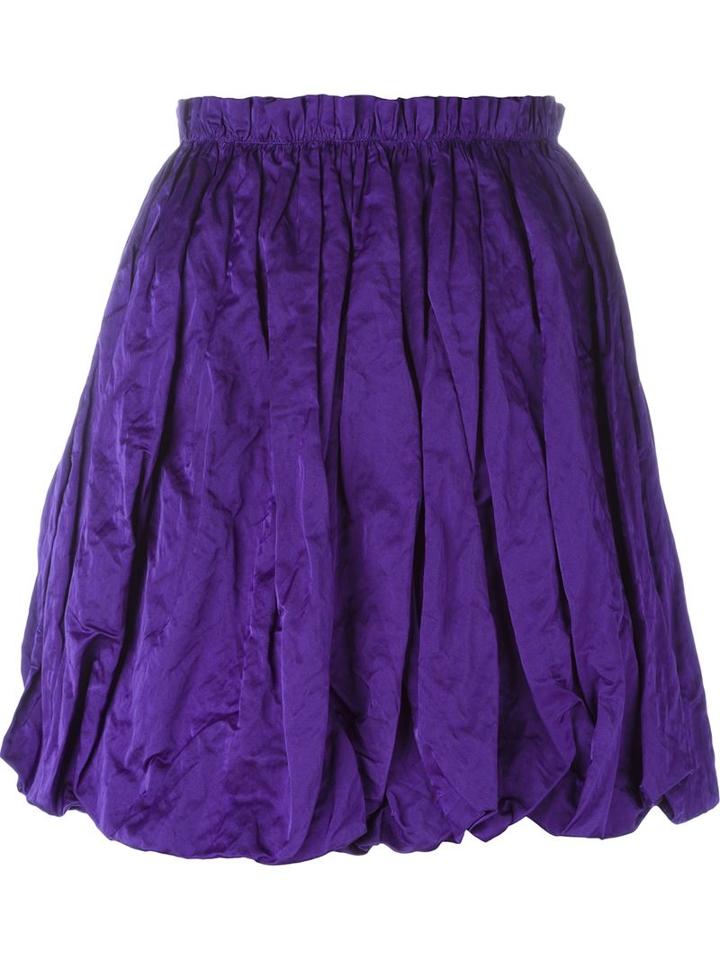 Mcq Alexander Mcqueen Creased Full Skirt