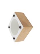 Corto Moltedo Square Medium Bangle - White