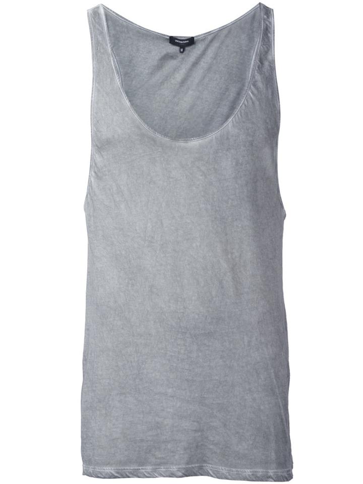 Unconditional - Classic Tank Top - Men - Cotton - Xs, Grey, Cotton