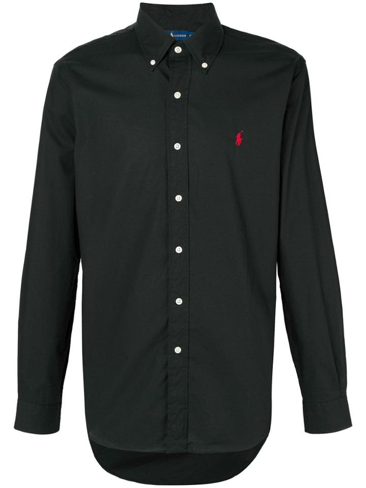 Ralph Lauren Contrast Logo Shirt - Black