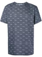 Selfmade By Gianfranco Villegas - All-over Logo Print T-shirt - Men - Cotton - 48, Black, Cotton