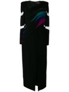 Capucci Pleat Detail Dress - Black