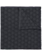 Giorgio Armani Monogram Scarf - Grey