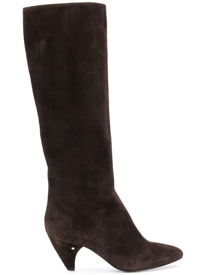 Laurence Dacade Laurence Dacade Salome Brown Leather/fur/exotic