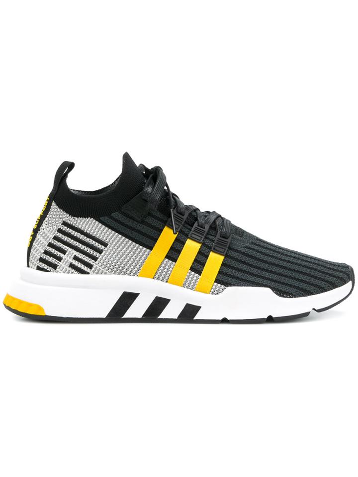 Adidas Lace-up Sock Sneakers - Black