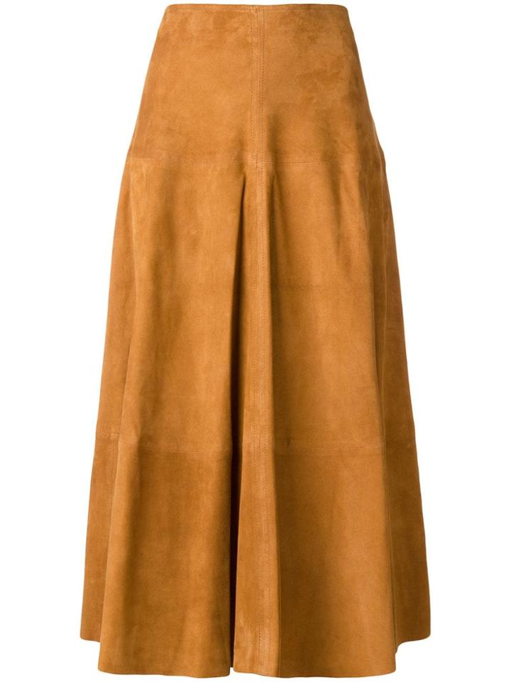 Joseph Panelled Suede Skirt - Unavailable