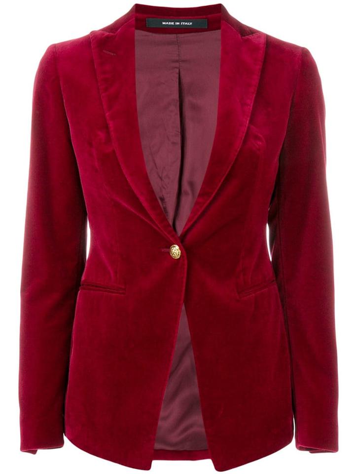 Tagliatore Fitted Textured Blazer