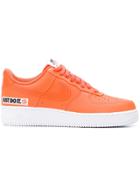 Nike Air Force 1 Sneakers - Yellow & Orange