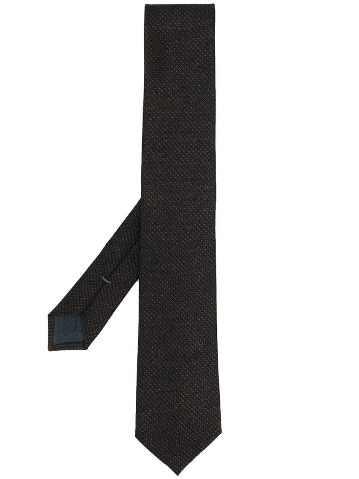 Ermenegildo Zegna Silk Tie - Brown