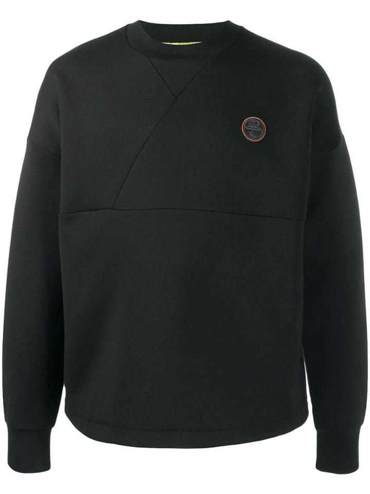 Napapijri Logo Patch Sweatshirt - Black