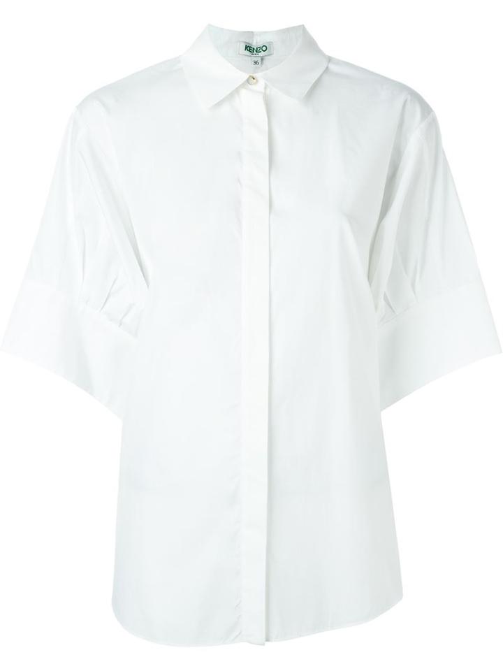 Kenzo Oversized Shirt, Women's, Size: 40, White, Cotton