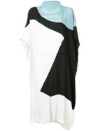 Taylor Block Colour Dress - White