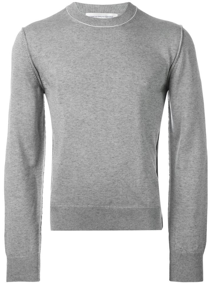 Comme Des Garçons Shirt Crewneck Sweater