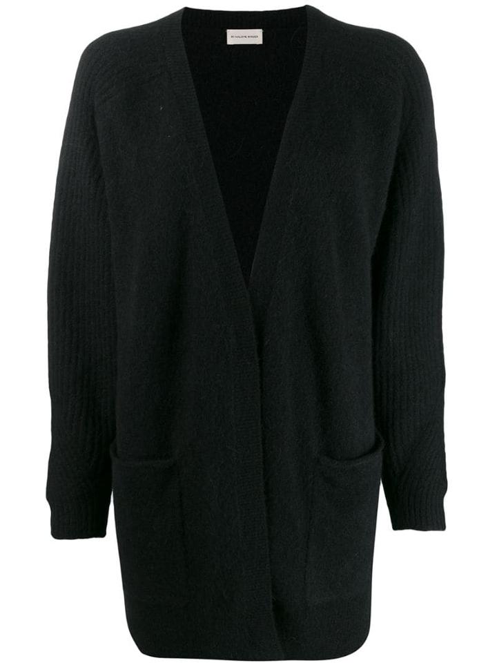 By Malene Birger Longline Knitted Cardigan - Black
