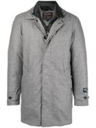 Woolrich Padded Lining Single-breasted Coat - Grey