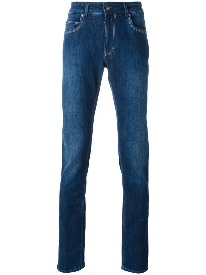 Fay Slim-fit Jeans, Men's, Size: 36, Blue, Cotton/spandex/elastane