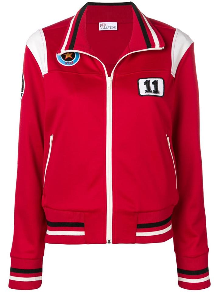 Red Valentino Patch Detailed Sweatshirt