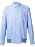 Sacai Classic Shirt, Men's, Size: 3, Blue, Cotton