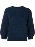 3.1 Phillip Lim Puff Sleeve Sweater - Blue