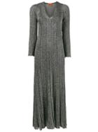 Missoni Lurex Knitted Dress, Women's, Size: 40, Black, Rayon/viscose/polyester