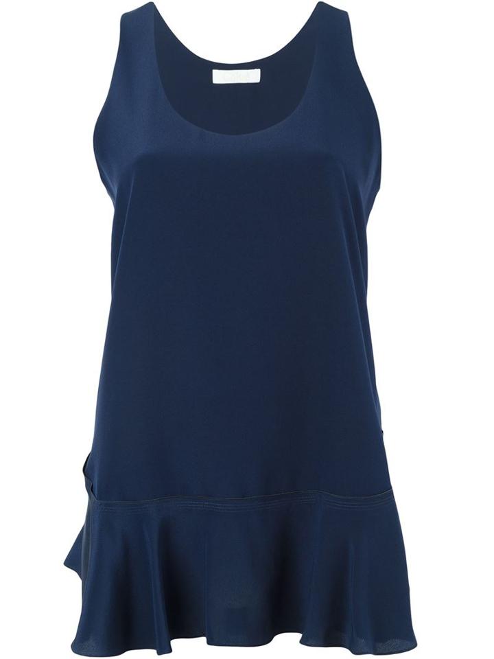 Chloe Ruffle Hem Tank Top