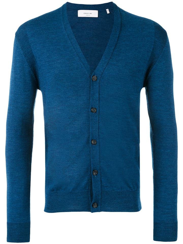 Cerruti 1881 - Classic Cardigan - Men - Wool - Xl, Blue, Wool