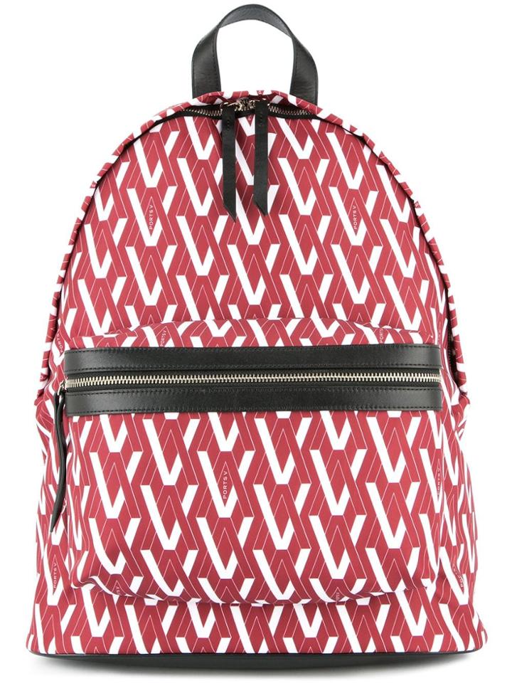 Ports V Two Tone Backpack - Red