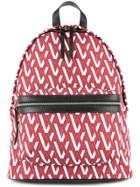 Ports V Two Tone Backpack - Red