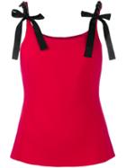 Boutique Moschino Chain-embellished Tank Top - Red