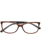 Dolce & Gabbana Eyewear Rectangular Frame Glasses - Brown