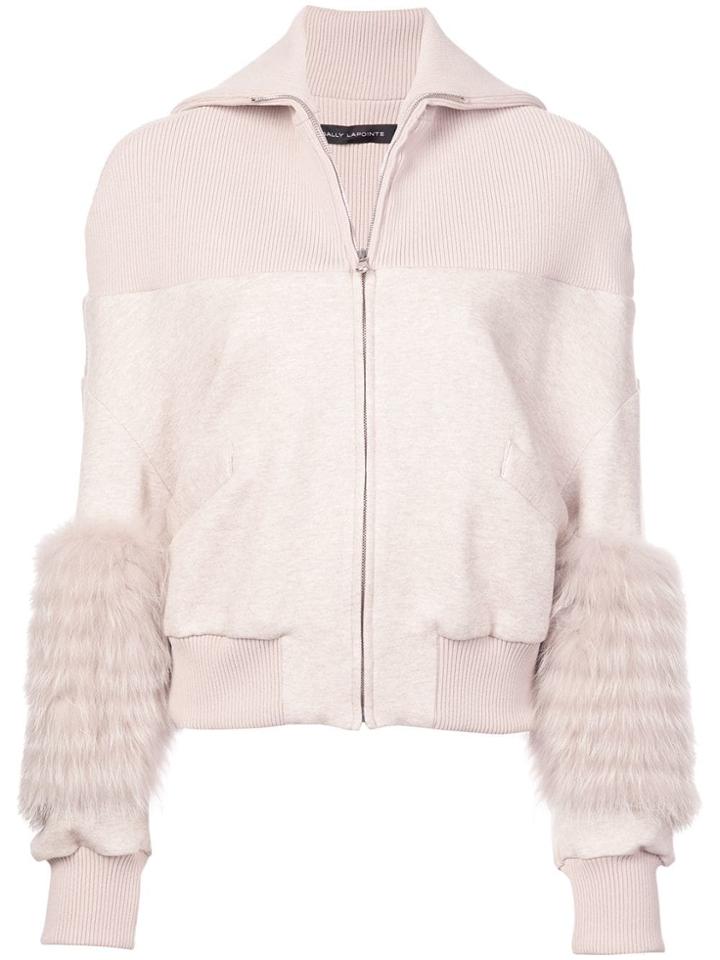 Sally Lapointe Fur Sleeve Jacket - Brown