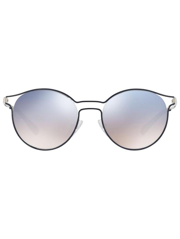 Prada Eyewear 'cinema' Sunglasses, Women's, Blue, Metal