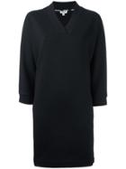 Kenzo Boxy Fit Sweatshirt Dress - Black