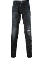 Dsquared2 Slim Jeans, Men's, Size: 54, Black, Cotton/spandex/elastane/polyester