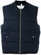 Ami Alexandre Mattiussi - Sleeveless Down Jacket - Men - Acetate - L, Blue, Acetate