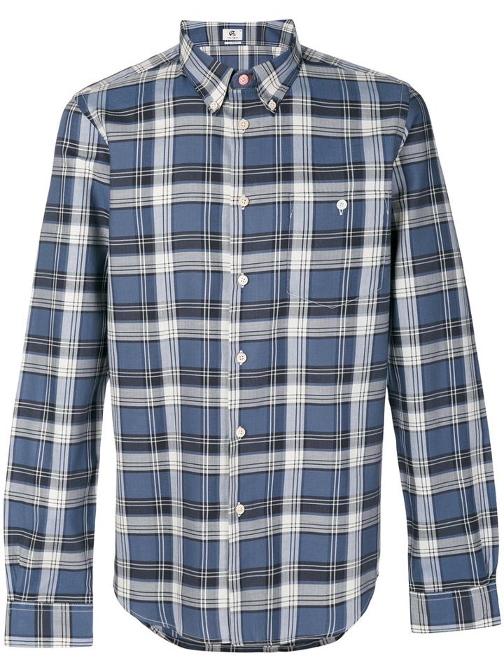 Ps By Paul Smith - Tailored Fit Button-down Shirt - Men - Cotton - L, Blue, Cotton