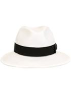 Junya Watanabe Comme Des Garçons Man Bow Detail Hat, Men's, White, Straw