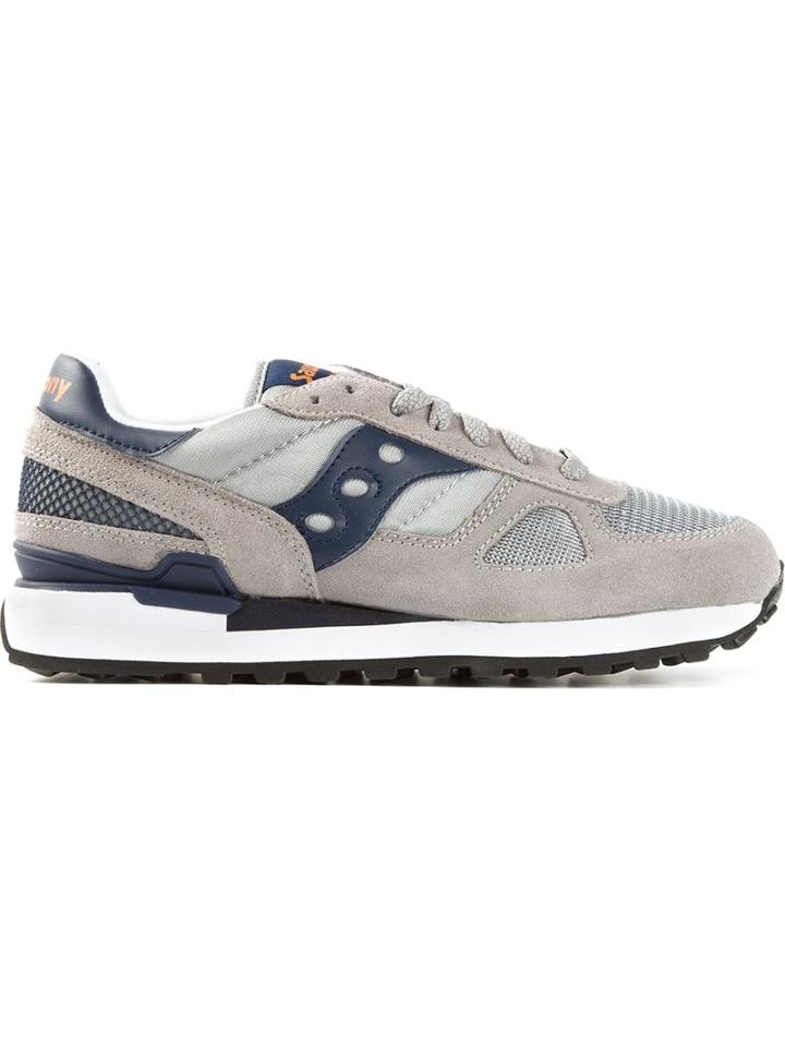 Saucony Shadow Original Sneakers, Men's, Size: 8.5, Grey, Chamois Leather/rubber