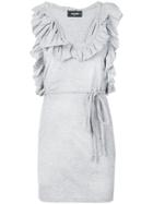 Dsquared2 Ruffle-trimmed Dress - Grey