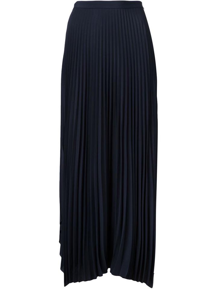 Helmut Lang Pleated Long Skirt