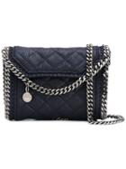 Stella Mccartney - Quilted Falabella Mini Bag - Women - Artificial Leather - One Size, Blue, Artificial Leather