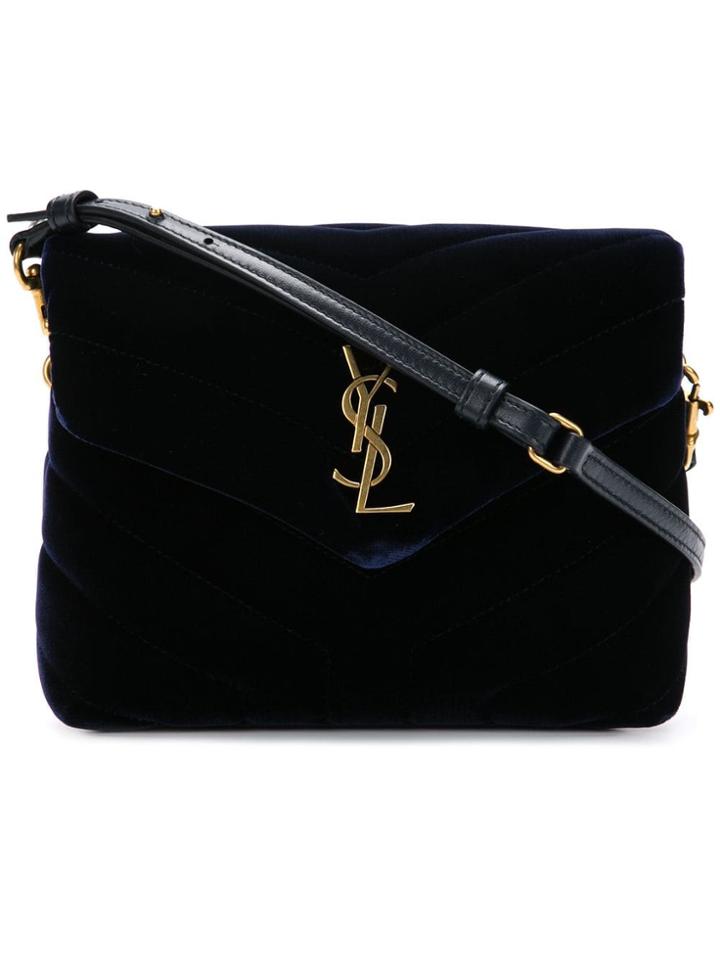 Saint Laurent Small Loulou Crossbody Bag - Blue
